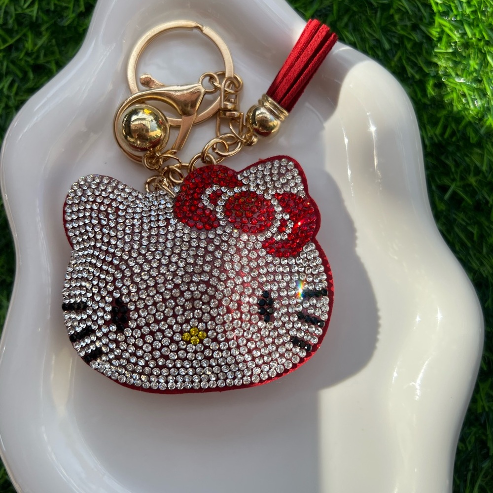 Hello Kitty Rhinestone Keychain